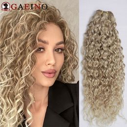 Hair Bulks Water Wave Human Weft s Dirty Blonde 100Grams Real Bundles Double Wet And Wavy 12 26Inch 230728