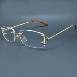 56% OFF Sunglasses 2023 Transparent Eyeglasses Mens Brand Optical Frame Luxury Designer Carter Eye Glass Big Clear Eyewear FramesKajia New