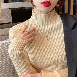 Women's Sweaters Fashion White Elegant Striped See Through Women Tops Outfits Long Sleeve T-Shirts Tees Skinny Club Party Clothes 2023 V281