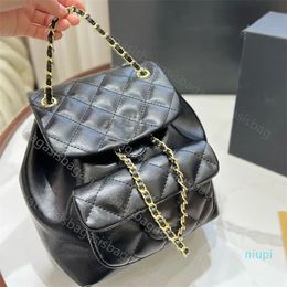 Designer Mini Backpack Purse bag Luxury Backpacks Shoulder Cross body Woman Purses Card Holder leather mini Handbags chain wallet