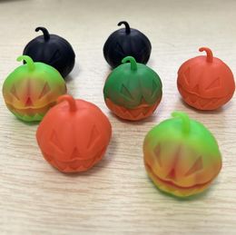 3ml Jar Skull Pumpkin Shape Silicone Smoking Wax Containers Reusable Box Silicon container dab tool storage holder Mixed Color