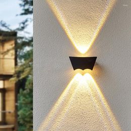 Wall Lamp Tdoor Waterproof Led Villa's Door Headlamp Balcony Aisle Double Head Washer Garden Exterior
