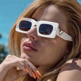 56% OFF Wholesale of Small square V-shaped New fashionable sunglasses ins Personalized street fashion Sunglasses women