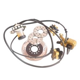 Parts Disc Brake Assembly One With Three Pump Oil Cup Fit For 110cc Kart Accessories Modification237c