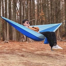 Camp Furniture Lounge Travel Hammock Survival Swings Portable Hunting Balcony Hanging Patio Folding Rede De Dormir Outdoor