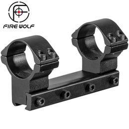 30mm One Piece High Profile circular Dovetail Scope Mount Rings Adapter W 11mm Long 100mm Rifles Airsoft Hunting
