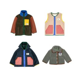 جاكيتات الخريف شتاء BC Jards Jacket for Girls Boy Velvet Warm Outwear Designer Children Fleece Coats Casual Complements 230728