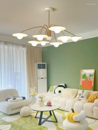 Chandeliers YUNYI 2023 Simple Light Luxury Glass Chandelier Decorative Restaurant Living Dining Room Modern Pendant Lighting