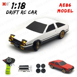 ElectricRC Car RC Drift 118 AE86 Model Mini Car 24Ghz Remote Control 2WD On Road 15KmH High Speed Drift Racing Toy Car Gift for Children 230729