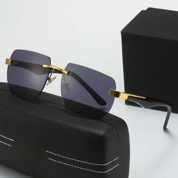 Designer Mercedes-Benz top sunglasses New Frameless Multilateral Sunglasses benz Fashion Plate Foot Glasses Z1099