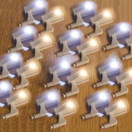 12Pcs Universal Led Lights for Cupboard Under Cabinet Closet Wardrobe Car Interior Sensor Light Night Light SMD3528 Battery Lamp246i