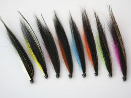 Baits Lures Tube Fly Mini Sunray Shadow Riffle Hitch Salmon Flies 8 Colours Kits 8-pack 230728