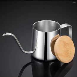 Water Bottles 350/600ML Drip Kettle Coffee Tea Pot Stainless Steel Gooseneck Narrow Spout Long Mouth Teapot Hand Pots