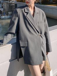 Women's Suits BZVW Loose Big Size Designer Blazer For Clothing 2023 Spring Autumn Fashion Chic Niche Design Casual Blazers Women