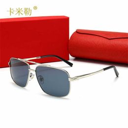 50% OFF Wholesale of sunglasses New Men's Polarised Metal Colour Film Trend Fashion Driving Sunglasses 2107