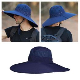 Cycling Caps Sun Hat Outdoor Men Big Brim Sunhat Waterproof Fisherman For Daily Wear