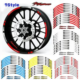 Motorcycle rim striped decorative stickers Colour logos and decals multicolor scratch-resistant tape for Suzuki Hayabusa264c