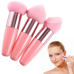 Esponjas de maquiagem Beauty Pen Sponge Handle Blender Foundation Blender Ferramentas de maquiagem