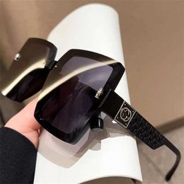 56% OFF Wholesale of new square set glitter powder big frame gradient Tiktok fashion trend net red sunglasses{category}TS2S