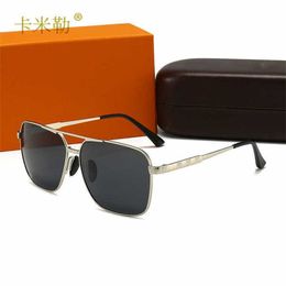 50% OFF Wholesale of sunglasses New Men's Polarised Fashion Box Toad Mirror Tourism Driving Fishing Sunglasses 201903