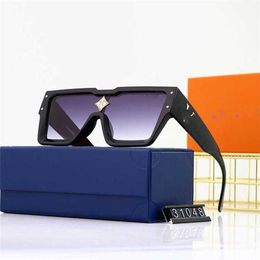 52% OFF Wholesale of sunglasses New Fashion Large Frame Women's Street Shooting Integrated Sunglasses Men's Cross border Bodysuit Windshield Trend