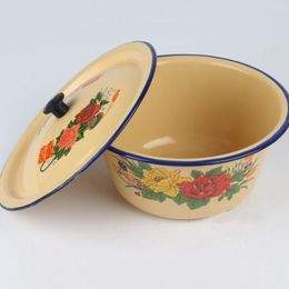 Bowls Snack Bowl Vintage Basin Go Containers Lids Storage Old-fashioned Soup Pot Salad Serving Utensils Fruit Tureen Tub