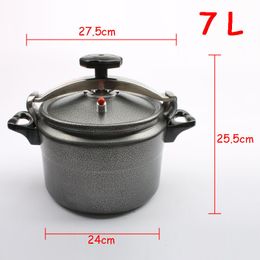 Double Boilers Aluminum 3L4L5L7L ExplosionProof Pressure Cooker Pot Outdoor Camping High Elevation 230728