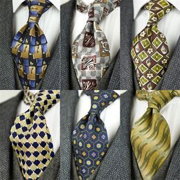 Neck Ties Printed Ties Vintage Pattern Abstract Character Multicolor 10 CM Mens Necktie 100% Silk Printing Handmade Unique 230728