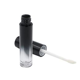 3 5ml Empty DIY Lip Balm Gloss Tube Container Black Lip Care Bottle Lip Gloss Container Empty Cosmetic Packaging Make Up Tool340S