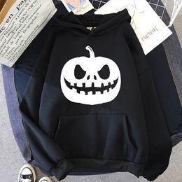 Men's Hoodies Sweatshirts Pumpkin Anime Halloween Happy Pullover Casual Fleece Mens Hooded Loose Male Hoodie Autumn Fashion Streetwear 230728