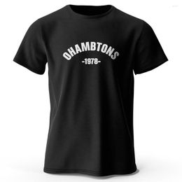 Men's T Shirts Cotton Vintage Ohambtons 1978 Printed T-Shirt For Men Women Tops Tees