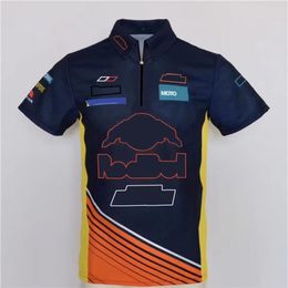 Motocross suits Team racing suits Men's short-sleeved lapel T-shirts Polo shirts for car fans can be customized215s