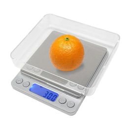 500g 3000g Electronic Kitchen Scale Weight Balance 3kg 0 1g 500g 0 01g Jewellery Food Scales with 2 Strays T200326227S LL