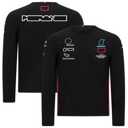F1 team official same T-shirt men's long-sleeved racer T-shirt casual quick-drying top can be customized276L