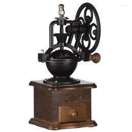 Home Retro Ferris Wheel Hand-Operated Bean Grinders Manual Coffee Grinder Spice Mill Tools