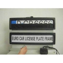 Molduras de placa de licença estáveis gerais Stealth Carro de controle remoto Cobertura de privacidade Moldura de placa de licença mantém o veículo seguro adequado para Eu251P