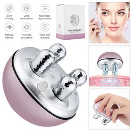 Other Massage Items EMS Rechargeable Roller Face Lift Massager Micro Current Tighten Wrinkle Removal MultiFunctional Relaxation Treatments 230729