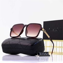 50% OFF Wholesale of sunglasses New Large Frame Personalized Chain Leg Glasses Street Show Sunshade Sunglasses Female