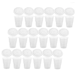 Disposable Cups Straws Drinking Cup Party Milk Tea Lids Wrapping Cool Coffee Portable Ice