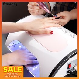 Nail Dryers 54W LED UV Lamp Dryer Dust Suction Collector Vacuum Cleaner 25000RPM Drill Polishing Manicure Pedicure Machine 230728