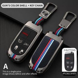 key cover case Fob Jeep Renegade Compass Grand Cherokee For 300C Wrangler Dodge Car Accessaries Keychain2178