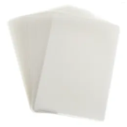 Gift Wrap 200 Pcs Plastic Plates Laminator Pouches Paper Laminating Film Shrink Sheets Making Lamination