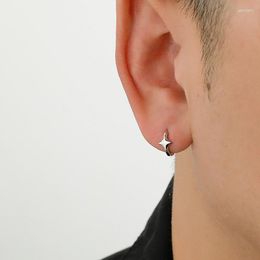 Hoop Earrings KOFSAC Ear For Men And Women's Fashion 2023 Ins Handsome 925 Sterling Silver Jewellery Cross Star