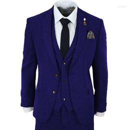 Men's Suits Arrival Burgundy Men 2023 Latest Design Herringbone Fabric Thicken Groom Wedding Tuxedos Costume Homme 3Pcs