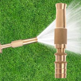 Car Cleaning Tools Garden Adjustable Spray Hose Nozzle High Pressure Straight Copper Washing Watering Flower Wand Sprayers1301h