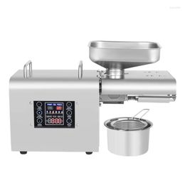 Oil Press Machine Walnut Expeller Peanut Sunflower/Flaxseed Presser Stainless Steel 110/220V