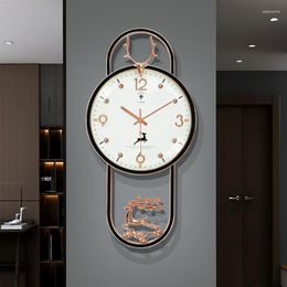 Wall Clocks Digital Battery Operated Large Living Room Clock Modern Luxury Orologio Da Parete Decor
