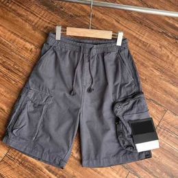 Men's Pants Mens Shorts Stones Island Designers Cargo Badge Patches Summer Sweatpants Sports Trouser Pocket Overalls Trousers Tidal Flow Design 548essr3d7