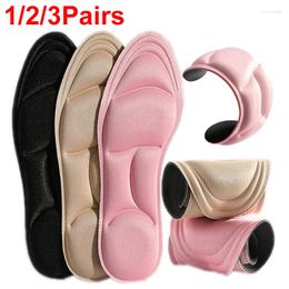 Disposable Gloves 1/2/3 Pairs Memory Foam Shoe Insoles For Women Men Feet Care Orthopedic Arch Support Shoes Pads Breathable Running Sport