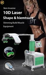 New Arrival 532NM Cold Diode Laser Slimming Body shape Slimming Anti-Cellulite 10 Green Laser 10D Painless Slim body sculpting 2 in 1 Weight Loss Massager